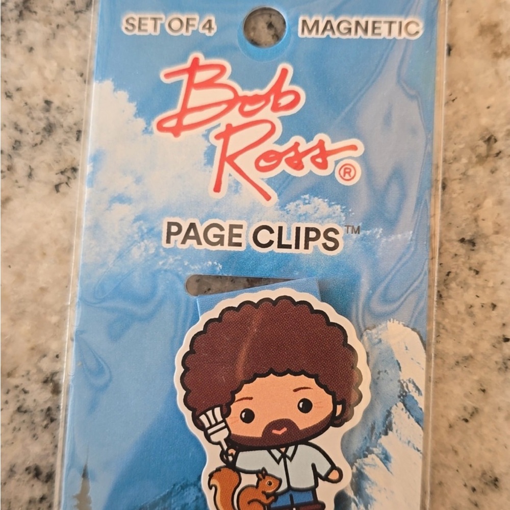 Bob Ross Page Clips Bookmarks - Picture 2 of 5